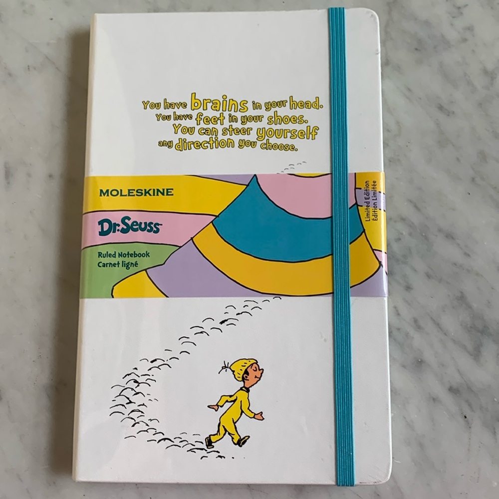 NWOT Moleskine Limited Edition Dr.Seuss ruled notebook.